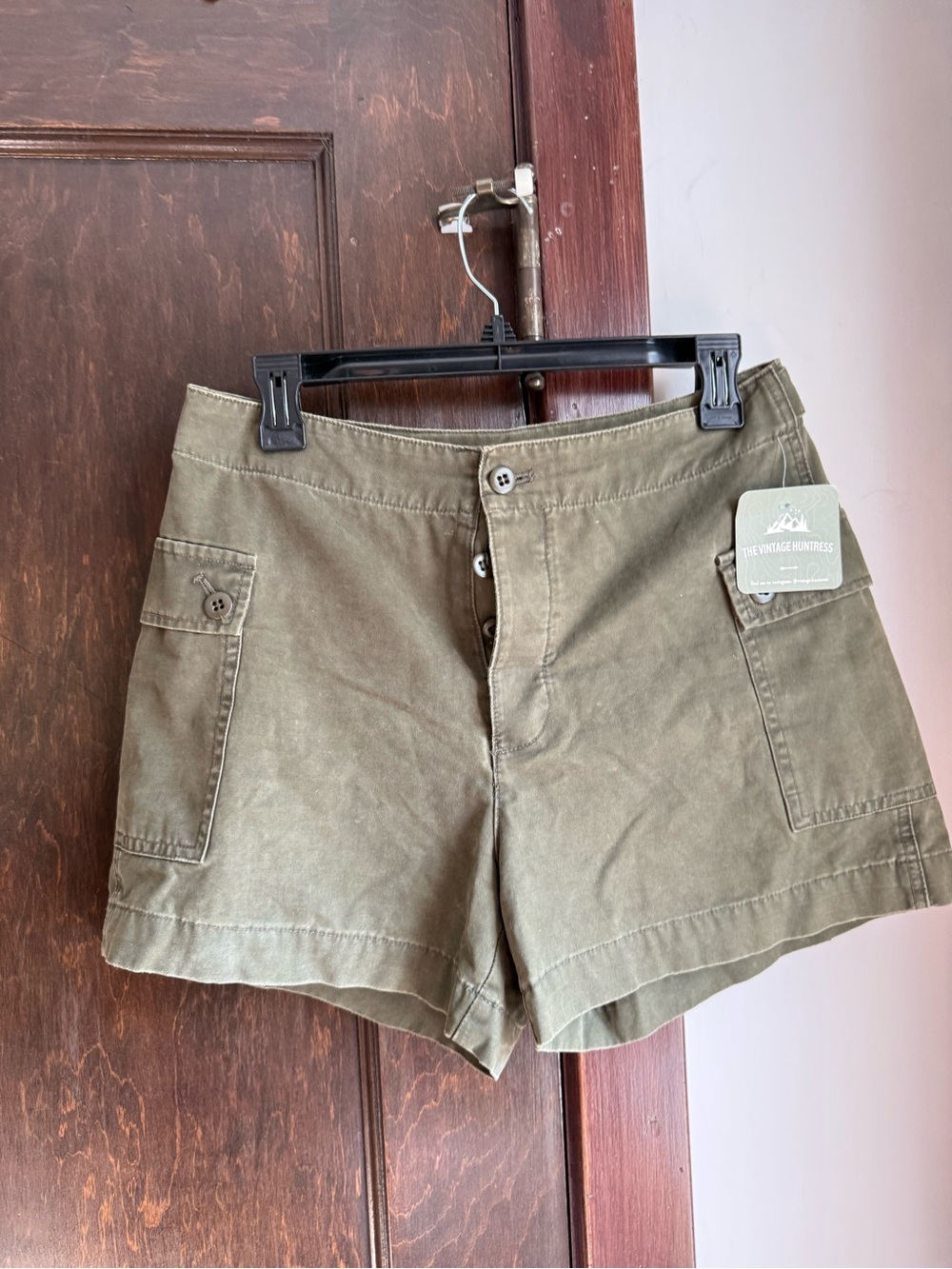 J. Crew Women's Olive Green Utility Shorts